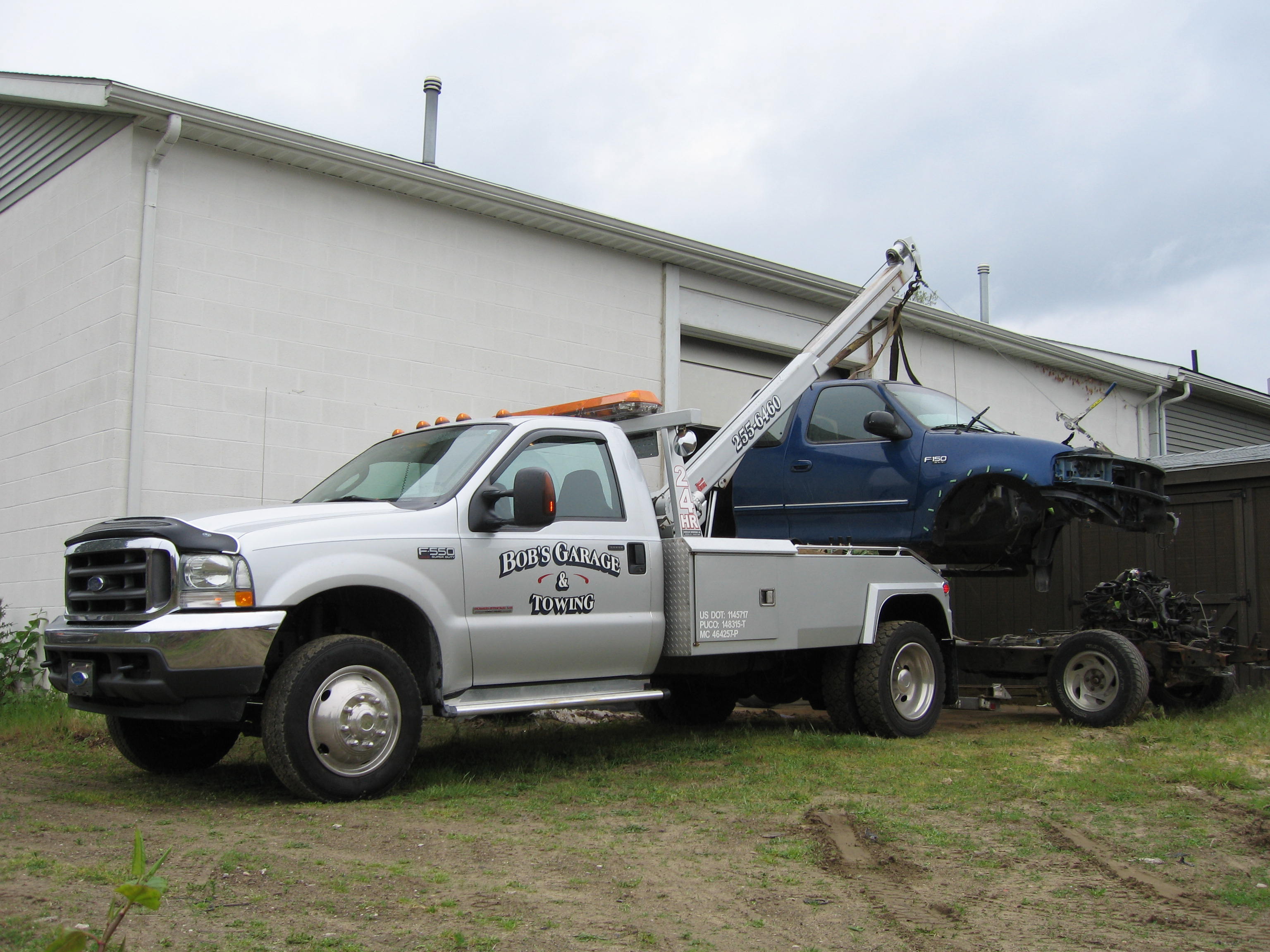 truck cab removal